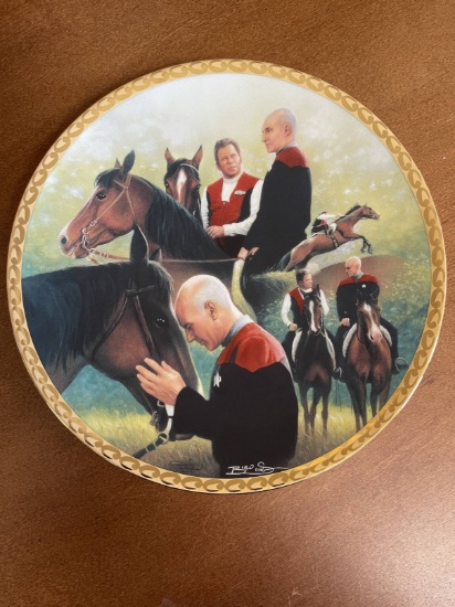 Meeting in the Nexus from the Star Trek Generations Plate Collection #1951B From The Hamilton Collec