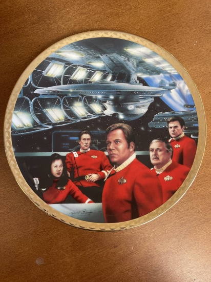 Kirk's Final Voyage from the Star Trek Generations Plate Collection #0694B From The Hamilton Collect