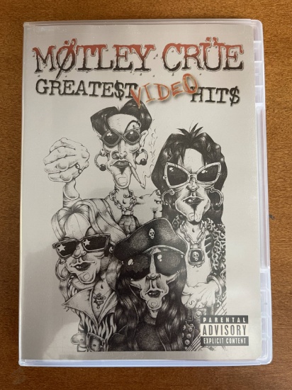 Motley Crue Greatest Video Hits DVD Motley Records Hip-o Records Dolby Digital