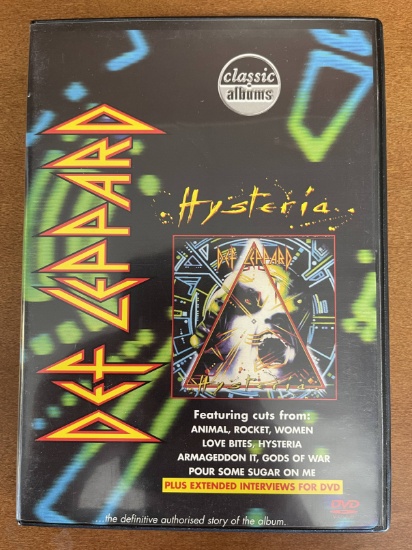 Def Leppard Hysteria Classic Albums DVD Cuts From Animal Rocket Women Love Bites Hysteria Armageddon