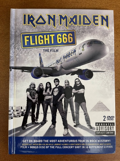 Iron Maiden Flight 666 The Film DVD Limited Edition 24 Page Souvenir Book and 2 Disc DVD Set