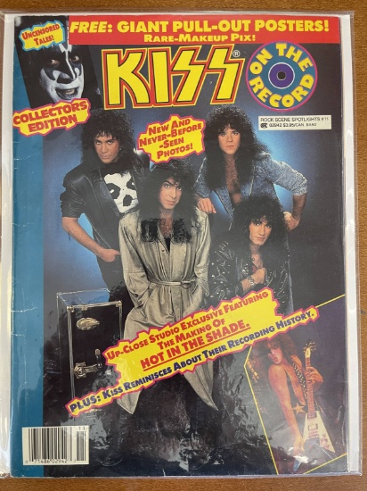Rock Scene Spotlights #11 KISS On the Record Collectors Edition Magazine Uncensored Tales