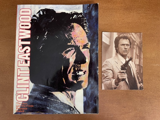 2 Issues Clint Eastwood The Man and His Films By Francis Guerif Plus Dirty Harry Postcard
