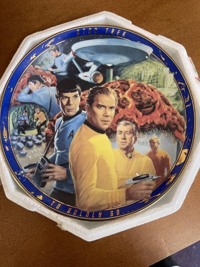Devil in the Dark from the Star Trek Original Episodes Plate Collection #N26A With COA From The Hami