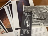 Space Shuttle Pamphlet with 12 NASA Pics 8.5