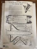 US Space Shuttle Glider Kit Build Your Own Paper Glider Designed by NASA Rockwell International