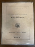 The National Archives 1949 Preliminary Inventory of the Records of the Adjutant Generals Office Prel