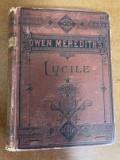 Owen Meredith's Lucile HC by Owen Meredith 1876 Boston James R Osgood and Company