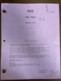 Original NCIS Shooting Script Episode #107 Dog Tags Written by Dan E. Fesman & Alfonso H. Moreno