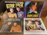 4 Star Trek Calendars 1976 1984 1988 The Next Generation 1998 Large Color Photos and One Poster Incl