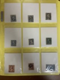 9 Single Used Stamps from 1800's 1879-1894 Vintage Collectable Stamps in Very Good Condition