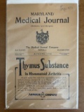 Maryland Medical Journal Medicine and Surgery The Medical Journal Company August 1912