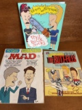 2 Items Beavis and Butthead This Book Sucks PB MTv & Mad Magazine #325 with Beavis & Butt-head Pollu