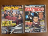 2 Issues Starlog #139 The Science Fiction Universe Magazine & The History of Star Trek Magazine