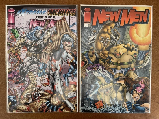 2 New Men Comics #7 & #10 Image Comics