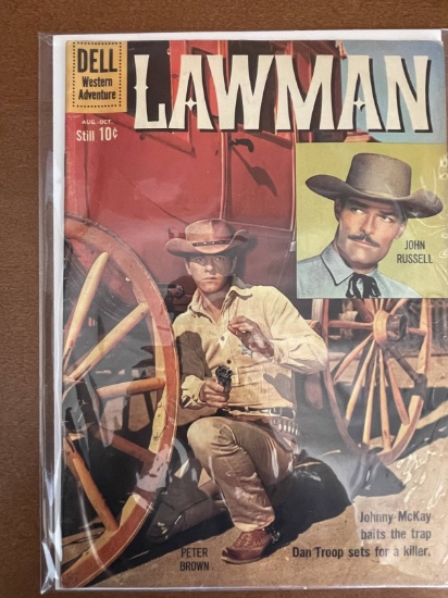 Lawman Comic #5 Dell 1960 Silver Age Western TV Show Comic 10 Cents