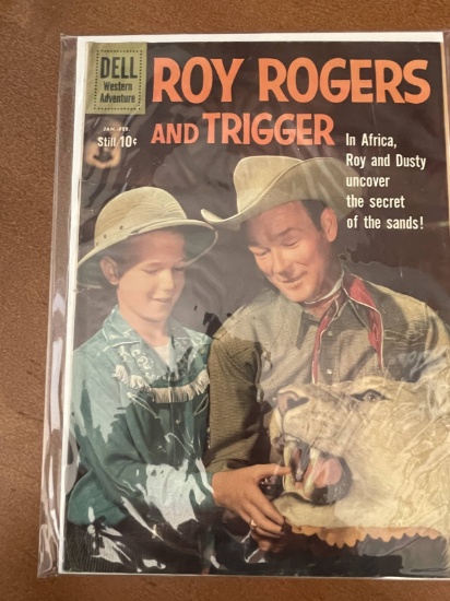 Roy Rogers and Trigger Comic #135 Dell 1960 Silver Age Western Comic 10 Cents