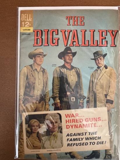 The Big Valley Comic #2 Dell 1966 Silver Age Western TV Show Comic 12 Cents Lee Majors