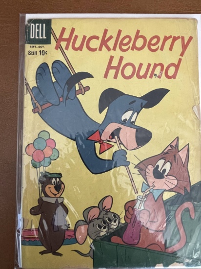 Huckleberry Hound Comic #7 Dell 1960 Silver Age TV Show 10 Cents