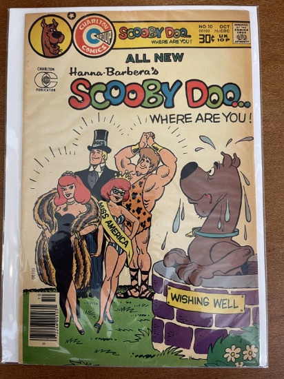 Scooby Doo Comic #10 Charlton Comics 1976 Bronze Age Tv SHow Comics Hanna-Barbera 30 Cents