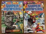 2 Super Powers Comics #3 and #4 DC Comics 1985 Bronze Age 75 Cents Superman