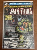 The Man-Thing Comic #9 Marvel 1981 Bronze Age 50 Cents Chris Claremont