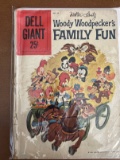 Dell Giant Comic #24 Woody Woodpecker Family Fun 1959 Silver Age TV Show 25 Cents
