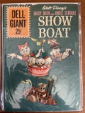Walt Disneys Show Boat Comic #55 GIANT DELL Silver Age 1961 Cartoon Comic 25 Cents