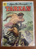 TARZAN Comic #71 Dell Edgar Rice Burroughs 1955 Silver Age 10 Cents Painted Cover
