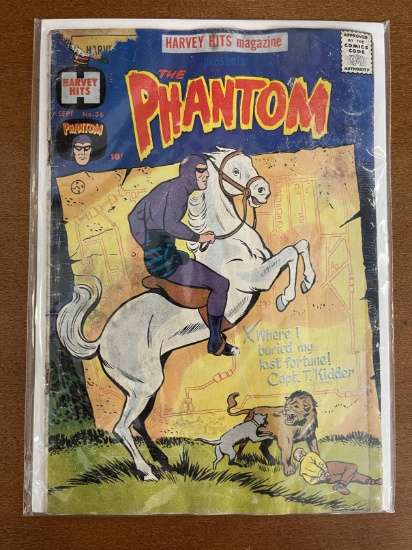 The Phantom Comic #36 Harvey Hits 1960 Silver Age 10 Cents