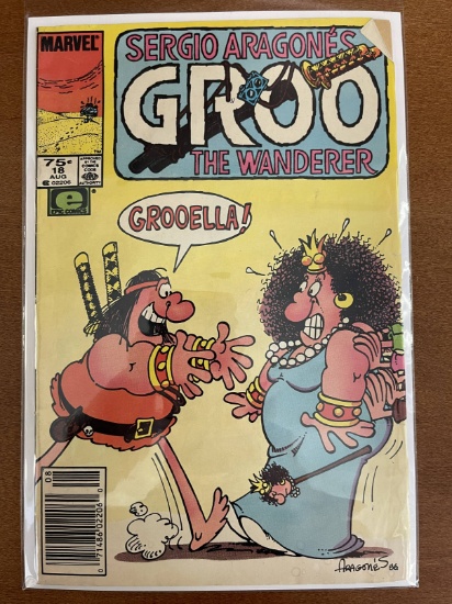 GROO The Wanderer Comic #18 Marvel KEY 1st Appearance of Groella 1986 Copper Age Sergio Argones