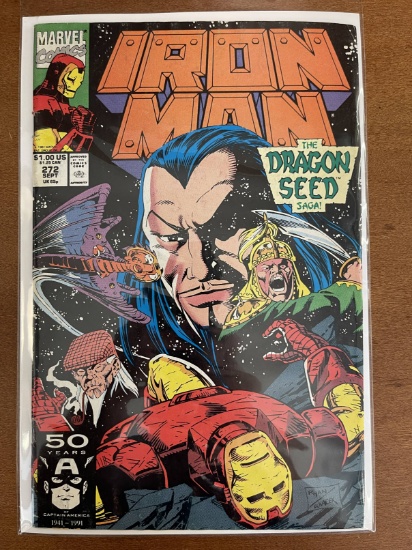 Iron Man Comic #272 Marvel Comics Dragon Seed Saga John Byrne