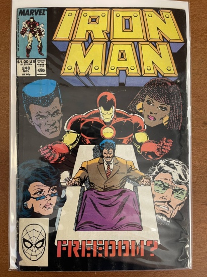 Iron Man Comic #248 Marvel Comics 1989 Copper Age Bob Layton