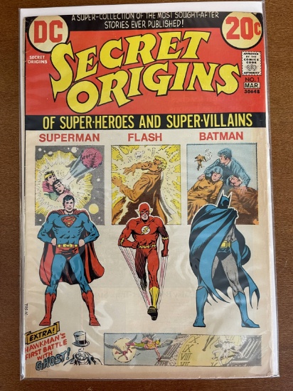 Secret Origins Comic #1 DC 1973 Bronze Age Key First Issue