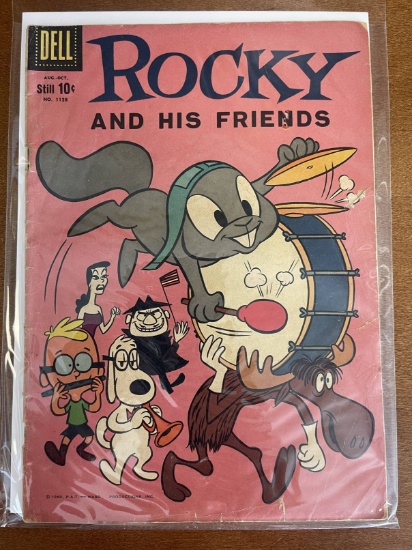 Rocky and His Friends Comic #1 Four Color #1128 Silver Age 1960 Dell 10 Cents