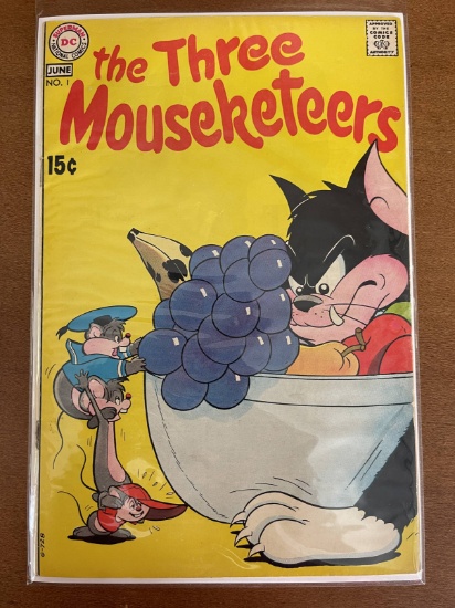 The Three Mouseketeers Comic #1 DC Comics 15 Cents 1970 Bronze Age