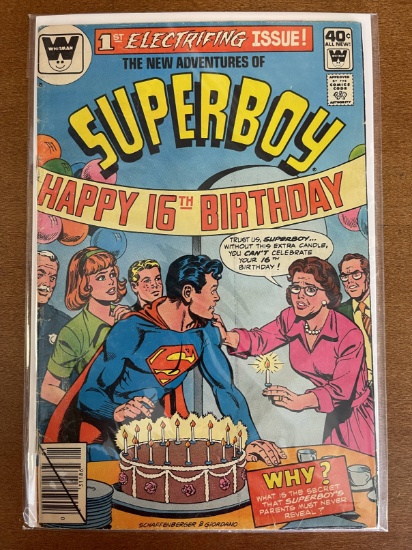 Adventures of Superboy Comic #1 Whitman 1980 Bronze Age Key First Issue