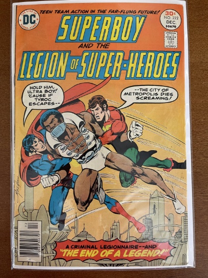 Superboy and the Legion of Super-Heroes Comic #222 DC Comics Key 1st Name Change