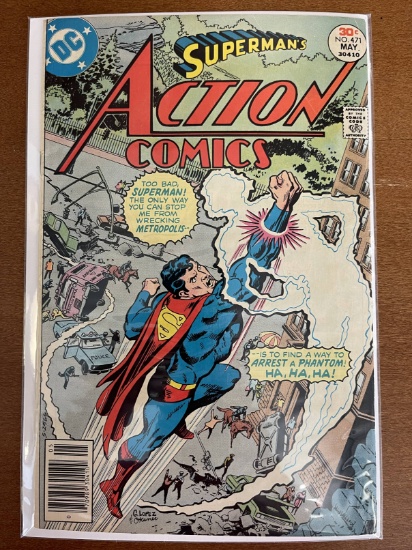 Action Comics #471 DC 1977 Bronze Age Key 1st Appearance Faora Hu-Ul