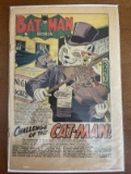 Detective Comic #311 DC 1963 Silver Age No Cover Key 1st appearance and origin of Catman