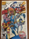 X-Force Comic #8 Marvel Key 1st Appearance Domino and Origin of CABLE Rob Liefeld