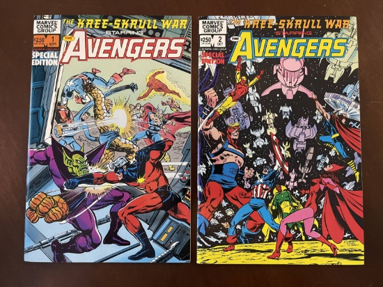 Complete Series THE KREE-SKRULL WAR Starring the Avengers 1983 Bronze Age Marvel