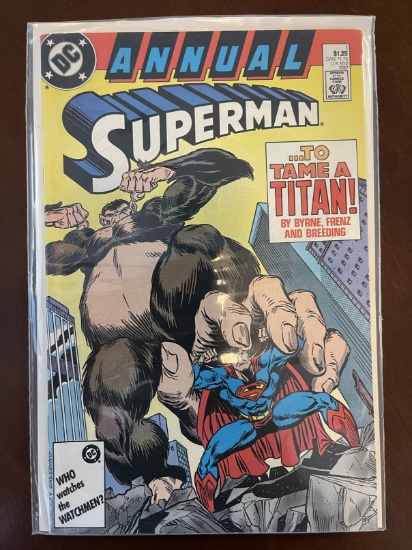 Superman Annual Comic #1 Copper Age 1987