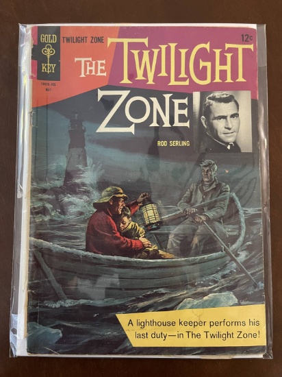 The Twilight Zone Comic #21 Gold Key 1967 Silver Age TV Show Comic Rod Serling 12 Cents