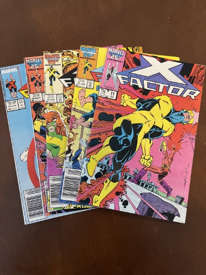 5 Issues of X-Factor Comics #11-15 Marvel Includes 2 KEYS First Appearance and AMPUTATION