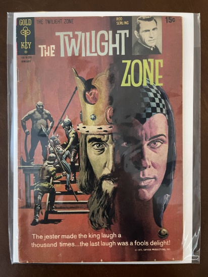 The Twilight Zone Comic #41 Gold Key 1972 Bronze Age TV Show Comic Rod Serling 15 Cents