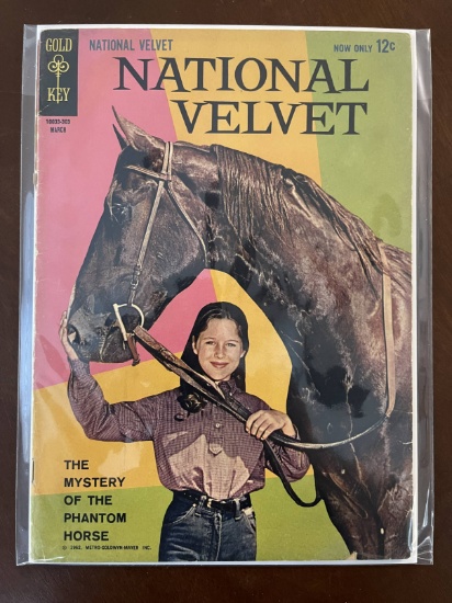 National Velvet Comic #2 Gold Key 1962 Silver Age Movie Comic 12 Cents Photo Cover