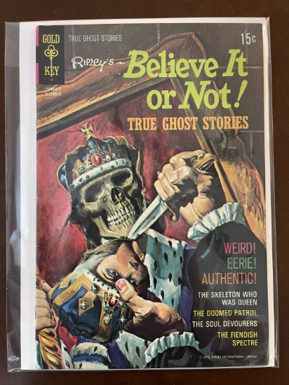 Ripleys Believe it or Not Comic #23 Gold Key 1970 Bronze Age True Ghost Stories 15 Cent