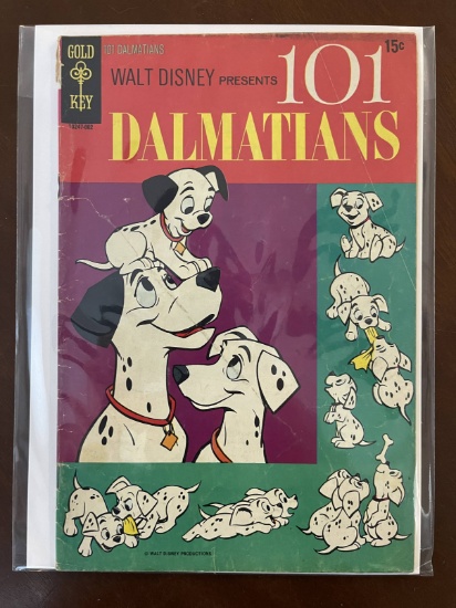 Walt Disneys 101 Dalmatians Comic Gold Key 1970 Bronze Age Movie Comic 15 Cents