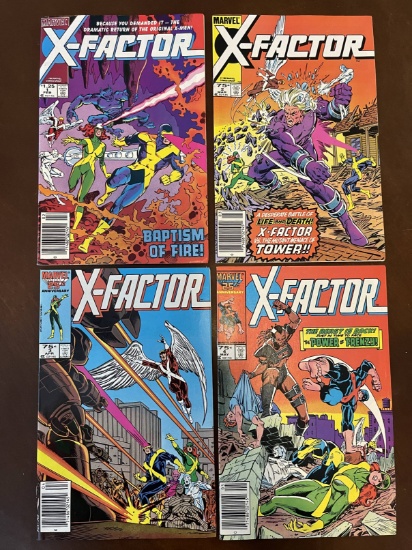 4 issues of X-Factor Comics #1-4 Marvel includes 3 KEYS First Appearances and First issue